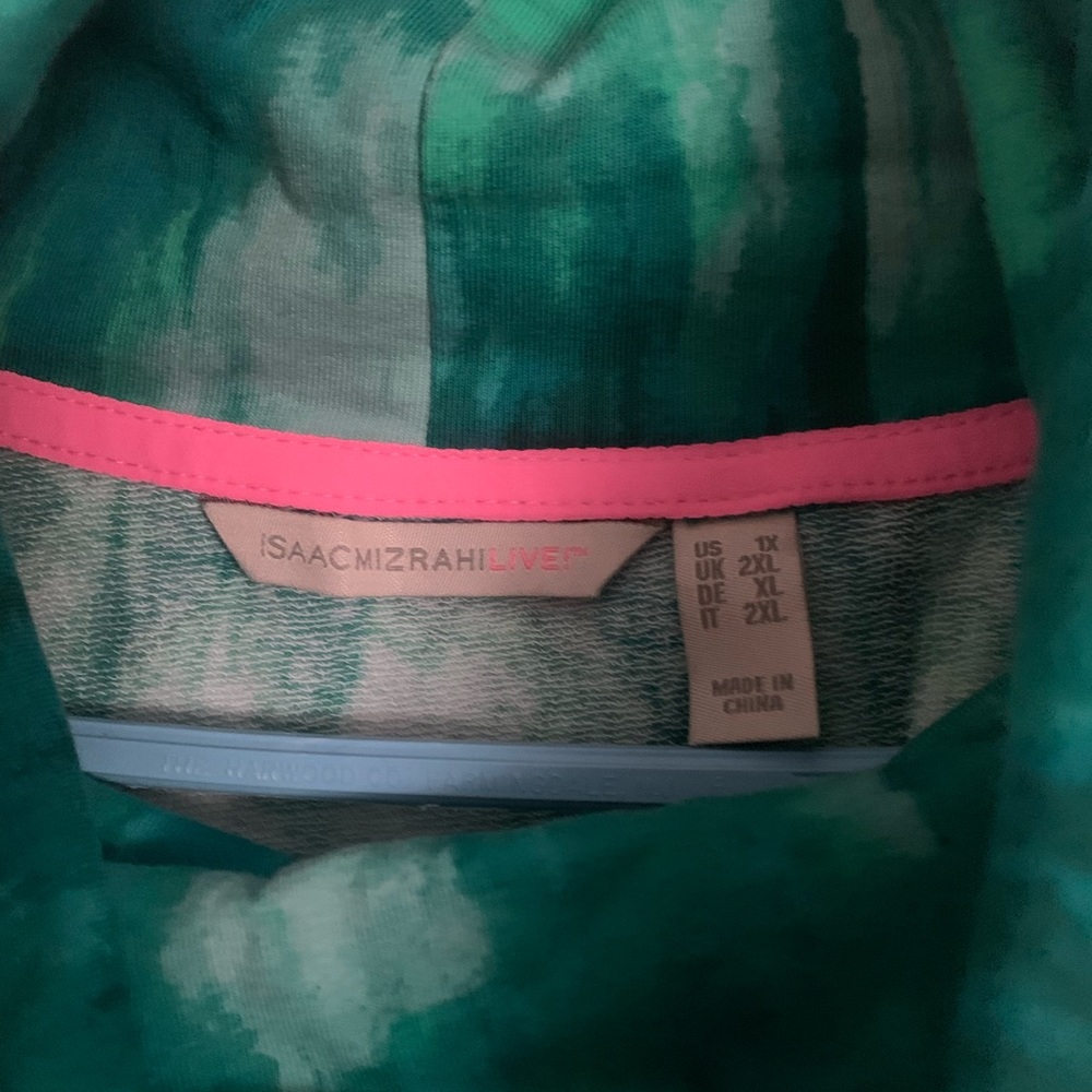 Isaacmizrahi Live Plus Size, Half Hood, Cotton Bl… - image 3